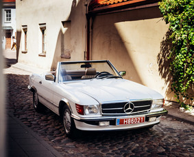 Retro kabrioleto nuoma Mercedes-benz Sl šventėms ir ne tik / Ernestas / Darbų pavyzdys ID 3385434