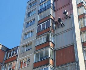 Hermetizavimo,mūro remonto bei tinkavimo darbus aukštyje - Dažymo darbai aukštyje - 1 Dažymo darbai aukštyje - Hermetizavimo,mūro remonto bei tinkavimo darbus aukštyje - 1