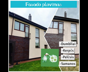 🧑‍🏫Laikui bėgant fasadas praranda savo pradinę išvaizdą ir atsiranda nepageidaujami nešvarumai. 
🤢Samanos
😵‍💫Kerpės
😣Dumbliai
🦠Grybeliai