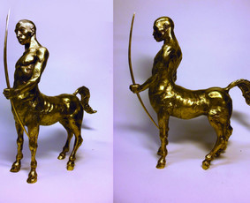 Bronzinė skulptūra, h - 18 cm