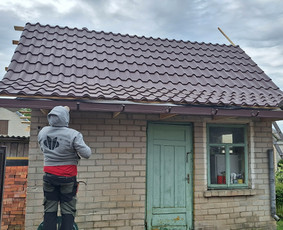 Stogų dengimas, šiltinimas pučiama vata ,stogo renovacija, / MB "Spalvotas plienas" / Darbų pavyzdys ID 3389096