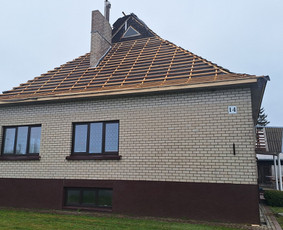 Stogų dengimas, šiltinimas pučiama vata ,stogo renovacija, / MB "Spalvotas plienas" / Darbų pavyzdys ID 3389116