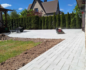 Trinkelių klojimas,vejos laistymo įrengimas,gerbuvio darbai / MB KLOTEKA / Darbų pavyzdys ID 3390124