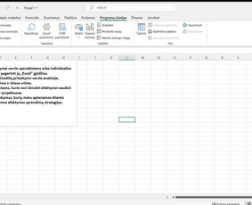Ms Excel pritaikymo sprendimai / VBA / Duomenų analitika - Microsoft Office Excel specialistai - 3 Microsoft Office Excel specialistai - Ms Excel pritaikymo sprendimai / VBA / Duomenų analitika - 3