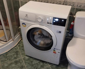 Skalbimo mašinos pajungimas - Santechnikos darbai. Klaipėda ir aplink. - 2