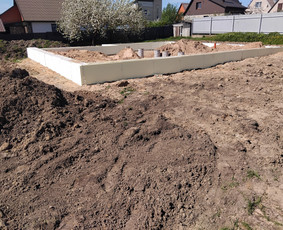 Pamatų įrengimas, indždinerinių tinklų montavimas, drono fot / EGIDA / Darbų pavyzdys ID 3393068