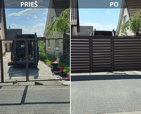 Tvoros-vartai-remontas -automatikos-gerbūvis / MB Rimta tvora / Darbų pavyzdys ID 3393514