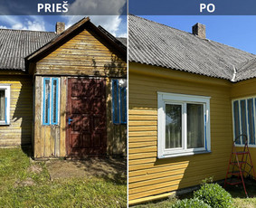 Medinių namų ir kitų paviršių dažymas / Emko projects / Darbų pavyzdys ID 3394000