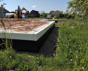 Pamatų įrengimas, indždinerinių tinklų montavimas, drono fot / EGIDA / Darbų pavyzdys ID 3402962