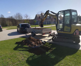 4t Mini ekskavatoriaus,bobcat.polių grežimas.griovimas / Spec. technikos nuoma Vilnius / Darbų pavyzdys ID 3403444