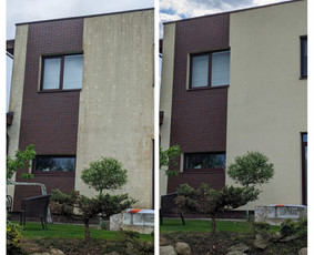 Fasadų,stogų ir kitų paviršių plovimas, srautinis valymas. / Švaros DNR / Darbų pavyzdys ID 3405508