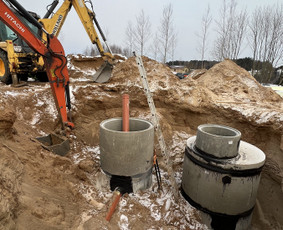 Vandentiekio, Nuotekų tinklų įrengimas / Robverta / Darbų pavyzdys ID 3409216