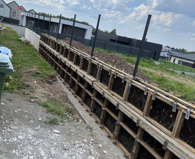 Pamatų liejimas ir betonavimo darbai - Atraminės sienelės - 2 Atraminės sienelės - Pamatų liejimas ir betonavimo darbai - 2