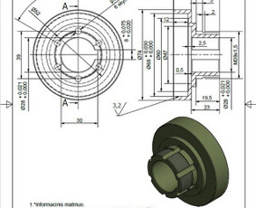 Mechanikos inžinierius, 2d, 3d projektavimo paslaugos - Techninių brėžinių braižymas - 4 Techninių brėžinių braižymas - Mechanikos inžinierius, 2d, 3d projektavimo paslaugos - 4