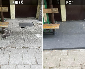 Lauko Laiptai, remontas. Epoksidinės dangos! Kiti darbai. / MB UGSTA / Darbų pavyzdys ID 3414658