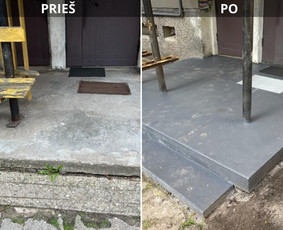 Lauko Laiptai, remontas. Epoksidinės dangos! Kiti darbai. / MB UGSTA / Darbų pavyzdys ID 3414692