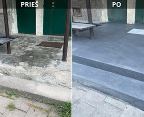 Lauko Laiptai, remontas. Epoksidinės dangos! Kiti darbai. / MB UGSTA / Darbų pavyzdys ID 3414696
