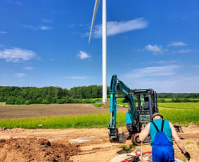 Ekskavatoriaus nuoma - Žemės kasimo darbai. Mini ekskavatoriaus paslaugos. - 2