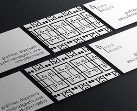 Vizitinių kortelių maketavimas - Grafinio dizaino paslaugos - 1