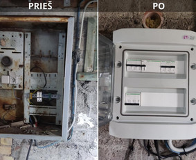 Elektros instaliacija, gedimų šalinimas, varžų matavimas. / Juozas Bagdonas / Darbų pavyzdys ID 3421194