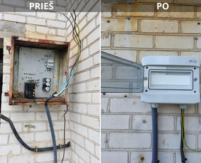 Elektros instaliacija, gedimų šalinimas, varžų matavimas. / Juozas Bagdonas / Darbų pavyzdys ID 3421320