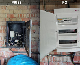 Elektros instaliacija, gedimų šalinimas, varžų matavimas. / Juozas Bagdonas / Darbų pavyzdys ID 3421322
