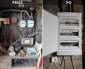 Elektros instaliacija, gedimų šalinimas, varžų matavimas. - Nuotėkio relės pajungimas - 4 Nuotėkio relės pajungimas - Elektros instaliacija, gedimų šalinimas, varžų matavimas. - 4