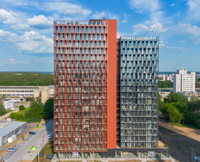 Pastatų fotografavimas dronu