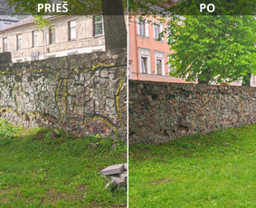 Spec. valymas: grafičių, fasado, sniego ir kt. / Profesionalus paviršių valymas. / Darbų pavyzdys ID 3428144