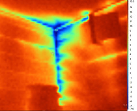 Termoviziniai tyrimai - Sandarumo matavimai - 1