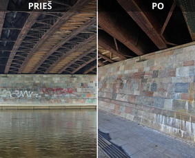 Spec. valymas: grafičių, fasadų, trinkelių ir dažymas. - Fasadų plovimas - 1 Fasadų plovimas - Spec. valymas: grafičių, fasadų, trinkelių ir dažymas. - 1