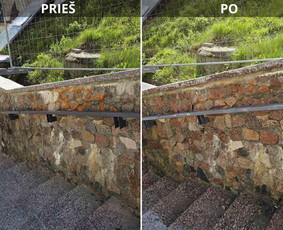 Spec. valymas: grafičių, fasado, sniego ir kt. / Profesionalus paviršių valymas. / Darbų pavyzdys ID 3429458