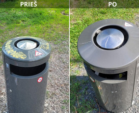 Spec. valymas: grafičių, fasado, sniego ir kt. / Profesionalus paviršių valymas. / Darbų pavyzdys ID 3429500