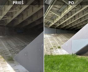 Spec. valymas: grafičių, fasado, sniego ir kt. / Profesionalus paviršių valymas. / Darbų pavyzdys ID 3429562