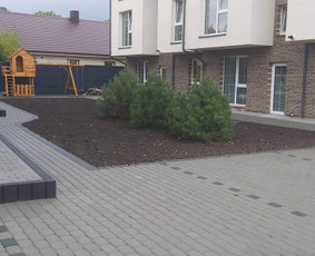 Trinkelių klojimas, kelių tiesimas - Aplinkos tvarkymas, apželdinimas - 3 Aplinkos tvarkymas, apželdinimas - Trinkelių klojimas, kelių tiesimas - 3