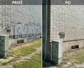 Spec. valymas: grafičių, fasado, sniego ir kt. / Profesionalus paviršių valymas. / Darbų pavyzdys ID 3429620