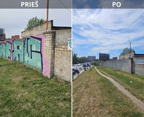 Spec. valymas: grafičių, fasado, sniego ir kt. / Profesionalus paviršių valymas. / Darbų pavyzdys ID 3429624