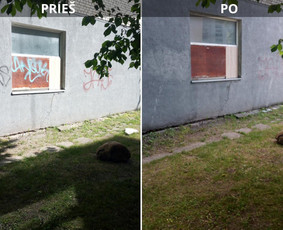Spec. valymas: grafičių, fasado, sniego ir kt. / Profesionalus paviršių valymas. / Darbų pavyzdys ID 3429666