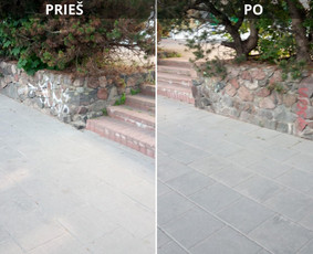 Spec. valymas: grafičių, fasado, sniego ir kt. / Profesionalus paviršių valymas. / Darbų pavyzdys ID 3429672