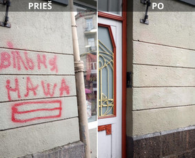 Spec. valymas: grafičių, fasado, sniego ir kt. / Profesionalus paviršių valymas. / Darbų pavyzdys ID 3429676