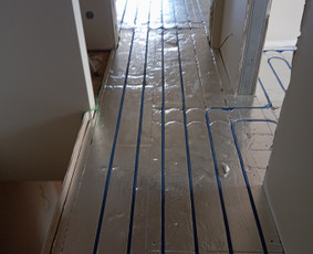 Šildomų grindų įrengimas - Vidaus santechnikos darbai - 1