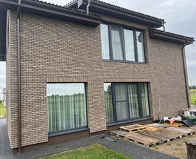 Vidaus ir lauko darbai - Klinkerio klijavimas - 1 Klinkerio klijavimas - Vidaus ir lauko darbai - 1