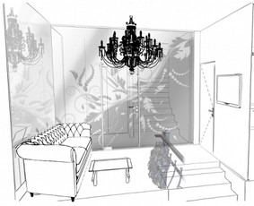 Interjero maketų gamyba - Interjero dizainerė, techniniai brėžiniai meistrams, 3d - 1