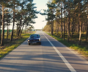 Senovinių automobilių nuoma - 1965 Mustang Fastback nuoma - 1