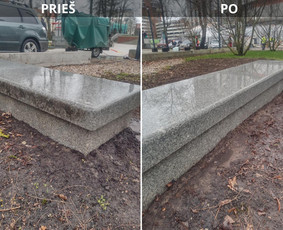 Spec. valymas: grafičių, fasado, sniego ir kt. / Profesionalus paviršių valymas. / Darbų pavyzdys ID 3431040