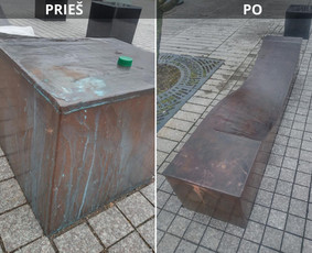 Spec. valymas: grafičių, fasado, sniego ir kt. / Profesionalus paviršių valymas. / Darbų pavyzdys ID 3431042