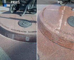 Spec. valymas: grafičių, fasado, sniego ir kt. / Profesionalus paviršių valymas. / Darbų pavyzdys ID 3431156