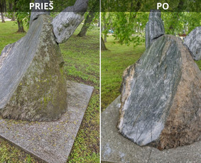 Spec. valymas: grafičių, fasado, sniego ir kt. / Profesionalus paviršių valymas. / Darbų pavyzdys ID 3431434