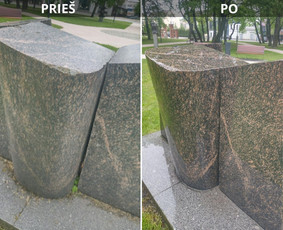 Spec. valymas: grafičių, fasado, sniego ir kt. / Profesionalus paviršių valymas. / Darbų pavyzdys ID 3431446