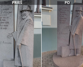 Spec. valymas: grafičių, fasado, sniego ir kt. / Profesionalus paviršių valymas. / Darbų pavyzdys ID 3431456